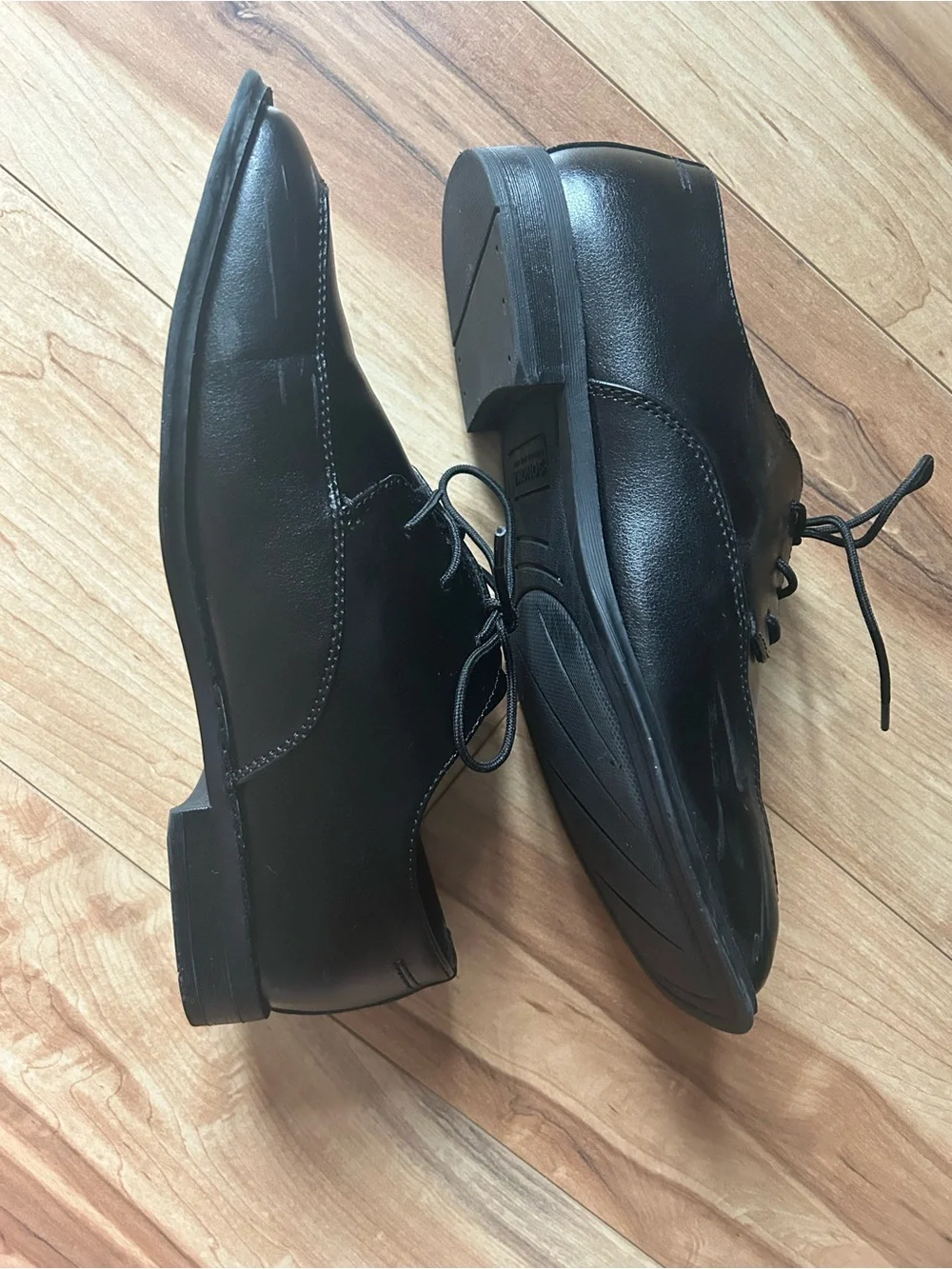 Classic Black Boy’s Lace-Up Dress Shoes